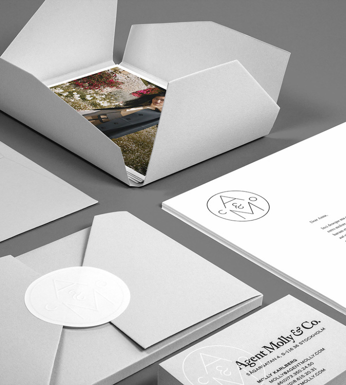 Agent Molly & Co by Twenty-Five Art House #branding #stationary