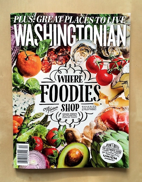 Washingtonian Magazine April 2014 #cover #magazines #handlettering #typography