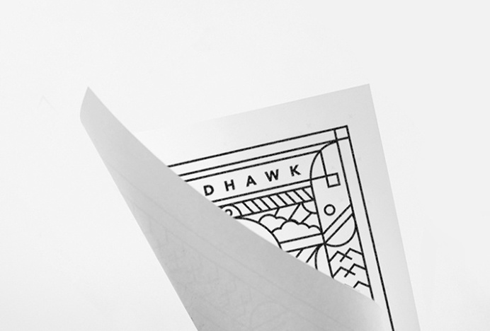 Goldhawk Ale by Don't Try Studio #graphic design #vector #print #poster