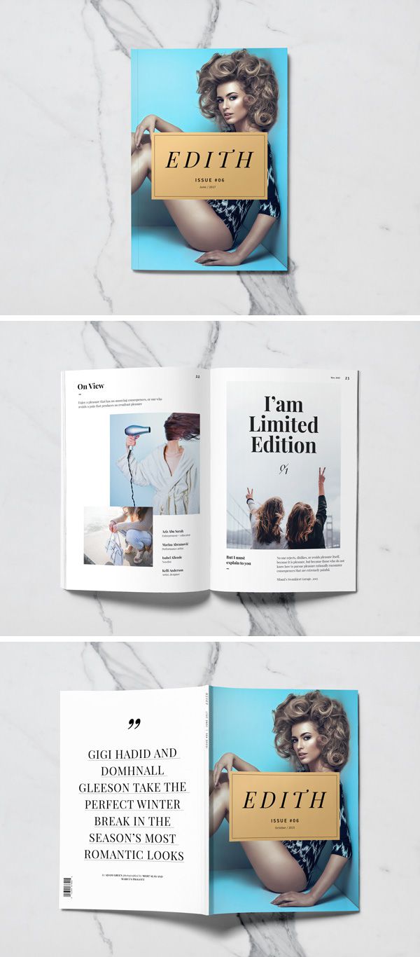 #Free A5 #Magazine #MockUp