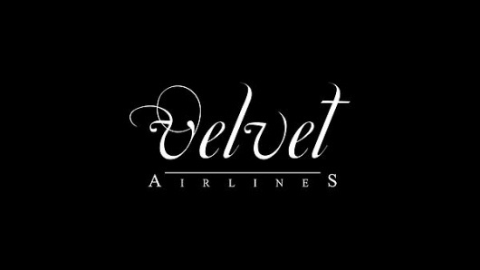 Velvet Airlines on Branding Served #logo
