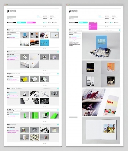 Göteborgstryckeriet on the Behance Network #website #design