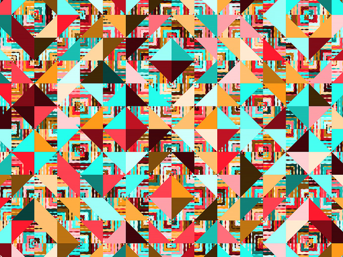 http://www.anatypestype.com #patterns #color #pattern #triangles
