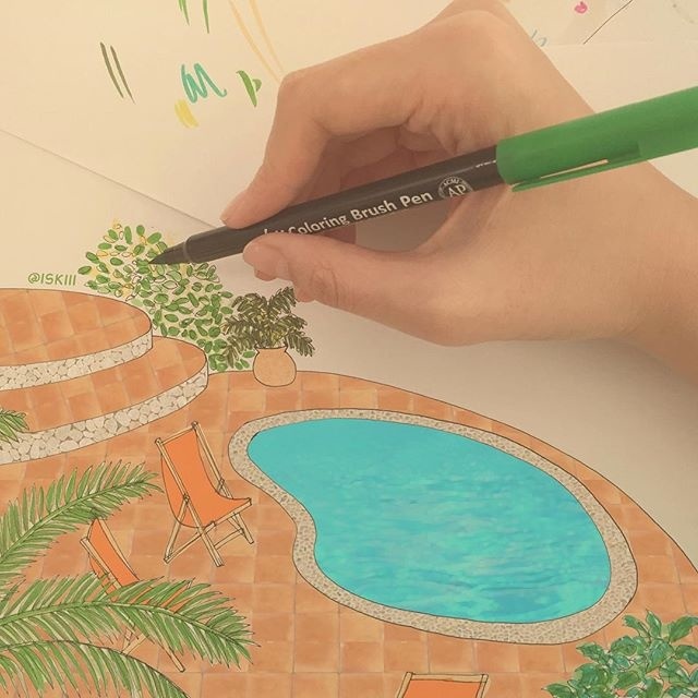 jungle lodge ❑ illustration by http://instagram.com/iskiii