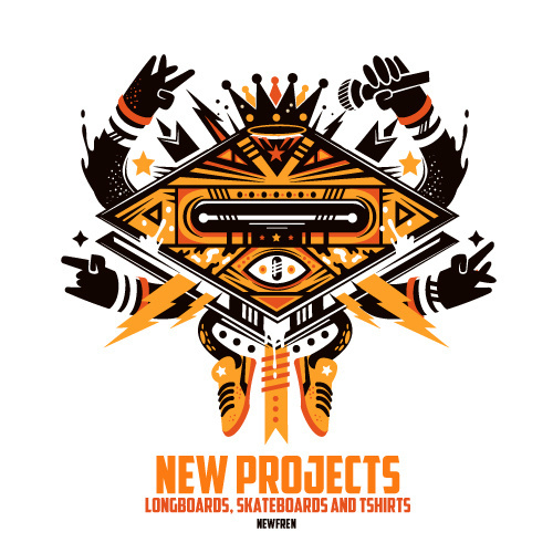 New projects on Behance #illustration #character design #skate