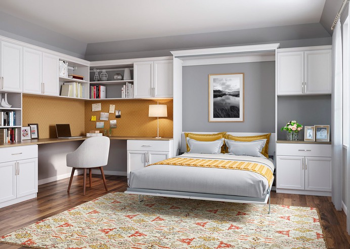 integrated murphy bed design