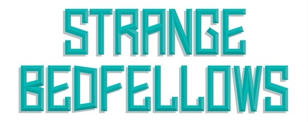 100 Days of Lettering by Micah Rivera: Strange Bedfellows #rivera #100 #lettering #days #bedfellows #typography #of #micah #drawn #strange #type #hand #dimensional