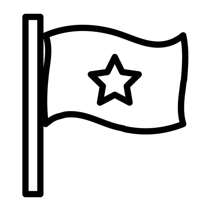 See more icon inspiration related to flag, premium, shapes and symbols, insignia, favourite, signaling, badge, flags, star, interface, shapes and sign on Flaticon.