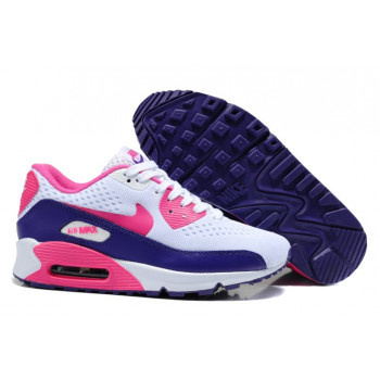 Womens Nike Air Max 90 White Em Online Pink Purple
