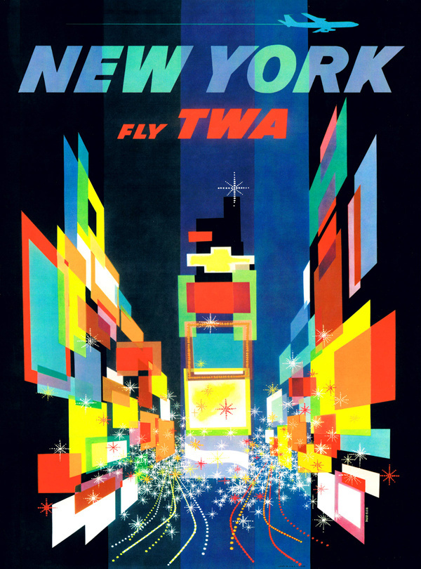 NYC Travel #travel #vintage #poster