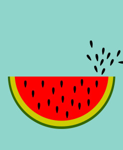 #watermelon #illustration #neuroart #malzanini