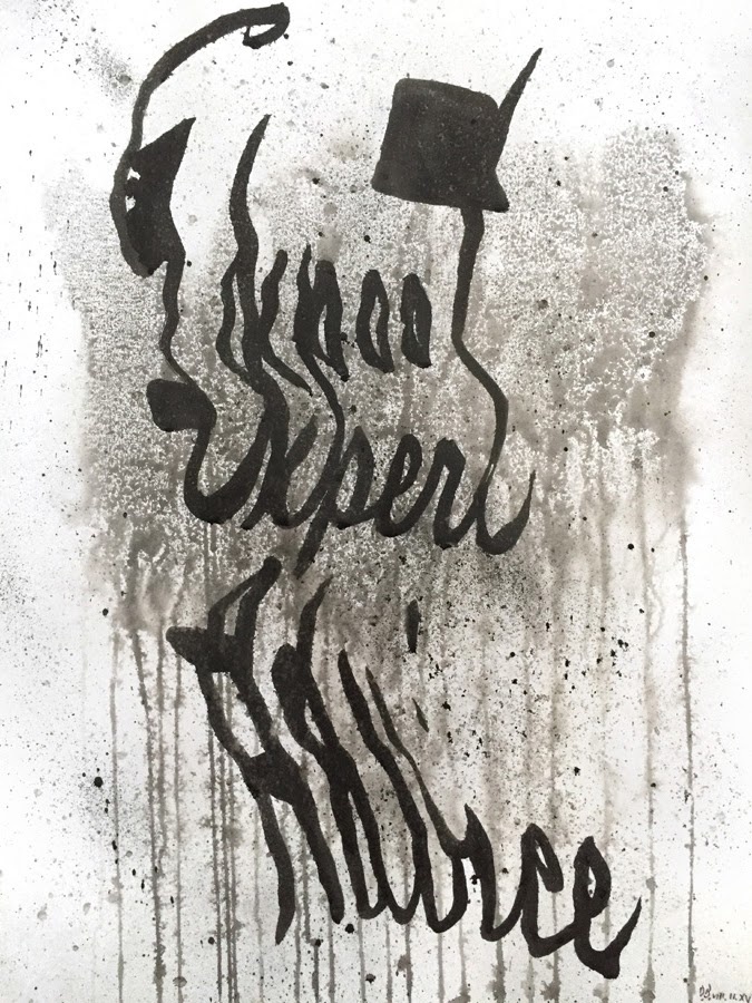Expert Advice, ink on paper, 2015