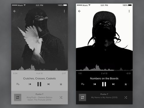 grafikr: “ UI / UX: Daily UI #9 - Music Player ”