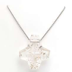 GÜNTER KRAUSS necklace with cross pendant