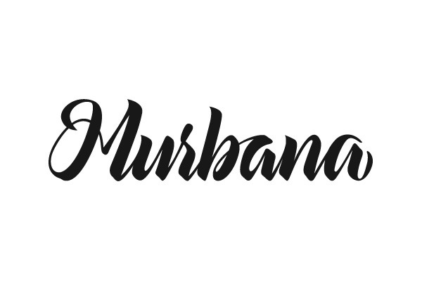 Murbana by Enisaurus #calligraphy #lettering #brand #brushpen #typography