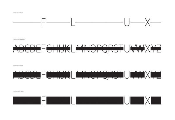 Flux on Behance #black #unique #identity #layout #deisgn #typography