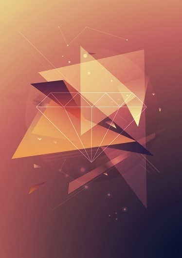 shapes by carmieantonio | Shadowness #geometry #design #shapes #colors #poster