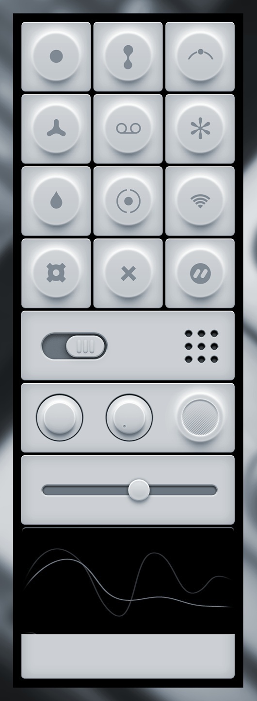 Minimal Light User Interface Freebie #user #interface