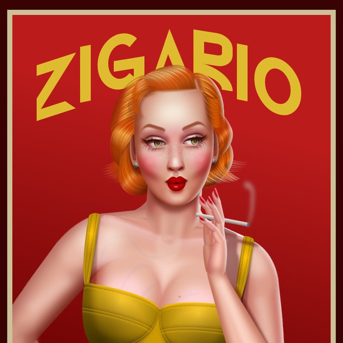 Painting Art With HTML/CSS IN THE STYLE OF MID-CENTURY ADVERTISEMENT DESIGN