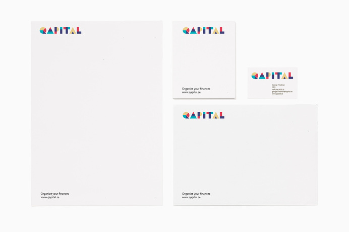 Qapital, Identity #layout #branding #identity #stationary