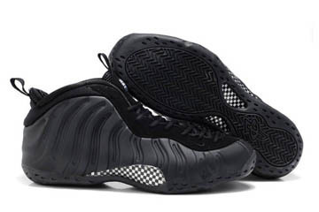 Foamposite One "Stealth"Black/Black/Medium Grey Plus Size(14 15) #shoes
