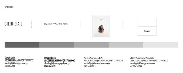 cereal style guide #simple