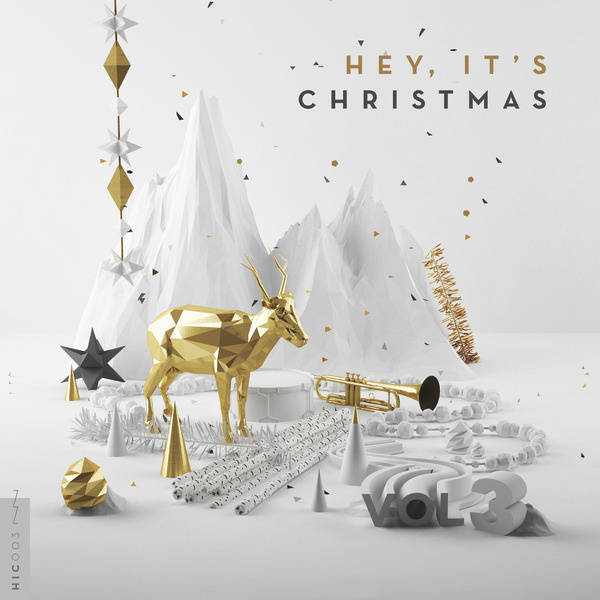 GEO A DAY #modeling #album #geometry #design #christmas #gold #3d