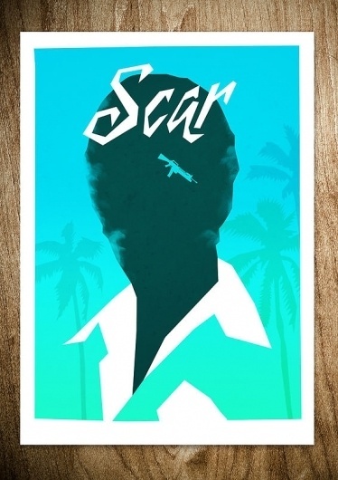SCAR (VARIANT) - Rocco Malatesta Posters & Prints #movie #malatesta #graphic #rocco #illustration #poster #scarface