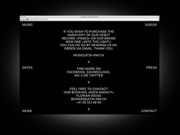 Bureau Collective – Into the Light #website #& #white #black