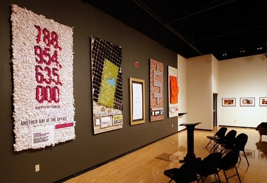 Portfolio of Austin Dunbar #installation #of #design #culture #paper #info #consumption #pulp #death #national