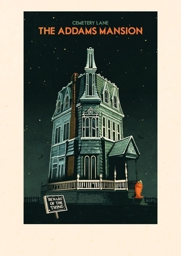 Addams.jpg (354×500) #rui #illustration #ricardo #poster