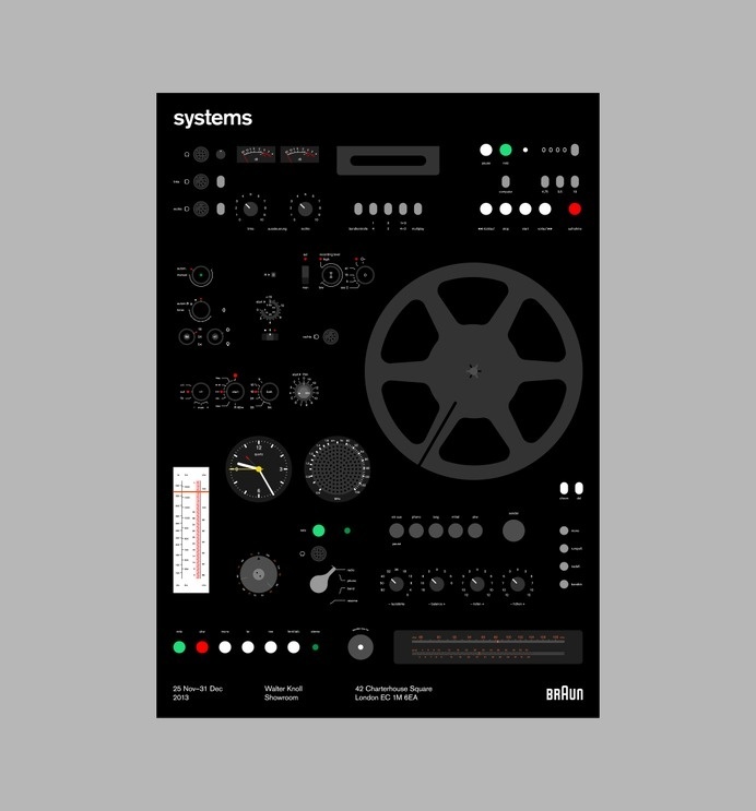 Braun - Art & Design by D. Kim #poster #mockup #braun