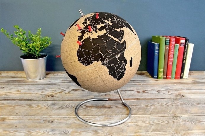 Suck UK Cork Globe Map of The World #tech #flow #gadget #gift #ideas #cool
