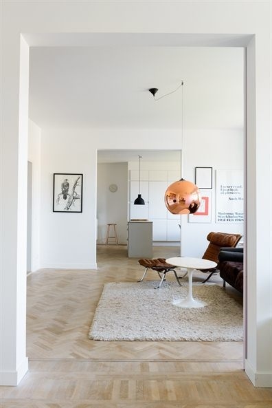 Airy apartment designed by Emma Persson Lagerberg #interior