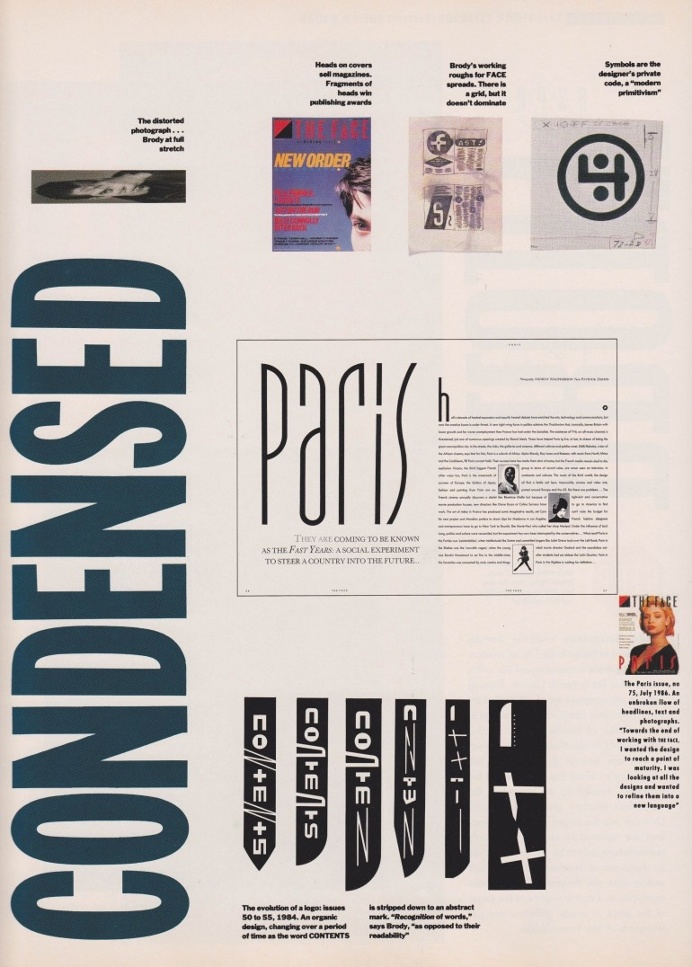 The Face / Neville Brody / A Lesson In Typography
