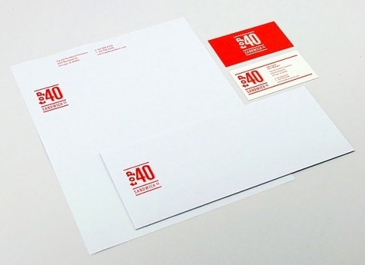 Top 40 Sandwich Identity #sandwich #log #red #food #identity #stationery #logo
