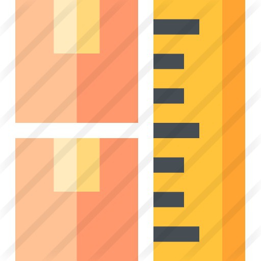 See more icon inspiration related to storage capacity, shipping and delivery, warehouse, storage, ruler, boxes and size on Flaticon.