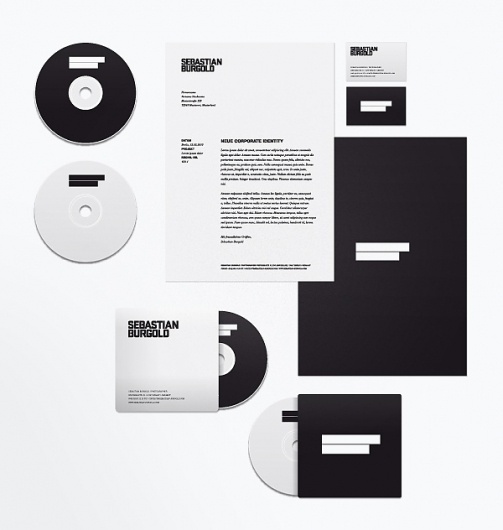 Visual identity / Sebastian Burgold on the Behance Network #design #identity #minimal