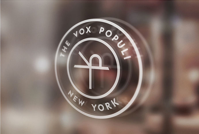 The Vox Populi by Sam Curtis #logo #circle #mark #symbol #glass print