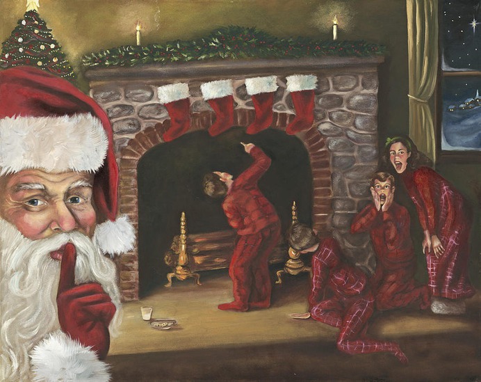 christmas paint by number & step by step easy christmas paintings #painting