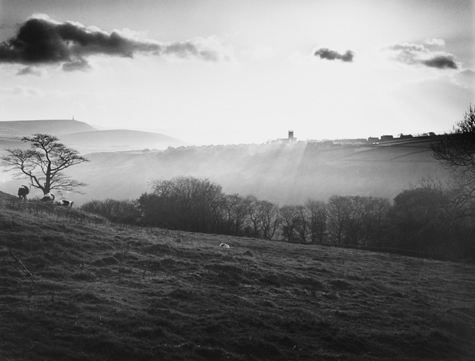 Heptonstall, backlit, Yorkshire, 1978 - Fay Godwin, ©The British Library Board #white #black #fay #photography #yorkshire #and #godwin
