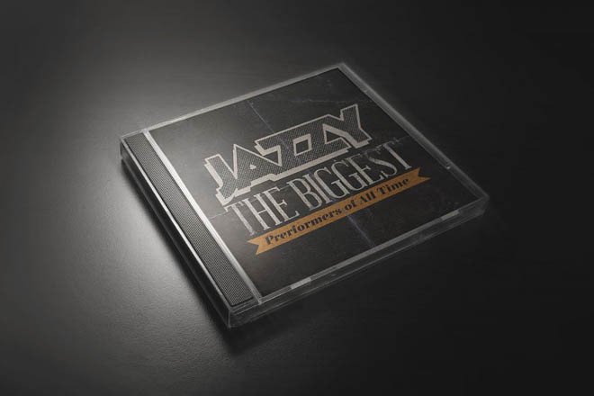 Free Photorealistic CD Cover Mockup PSD