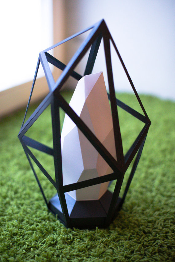 Papercraft Lamp - Like a Diamond