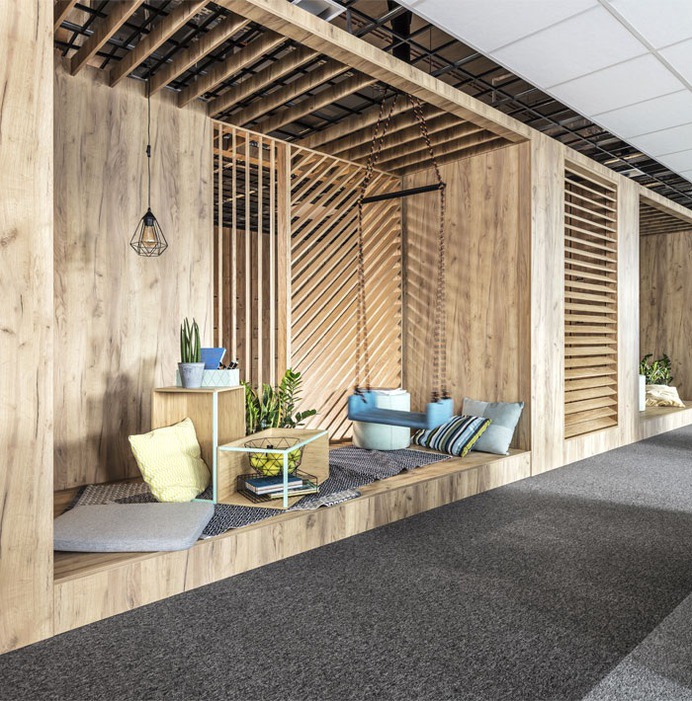 Office Space in Poznan by ZONA Architekci - InteriorZine