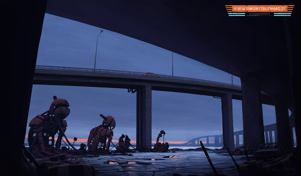 Simon Stålenhag Art Gallery #simon #painting #stlenhag #art
