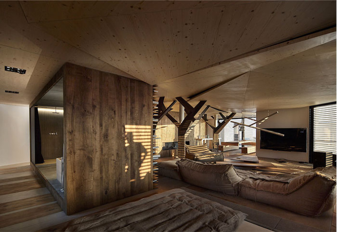 Penthouse V by Beef Architekti - #architecture, #house, #home, #decor, #interior, #homedecor,