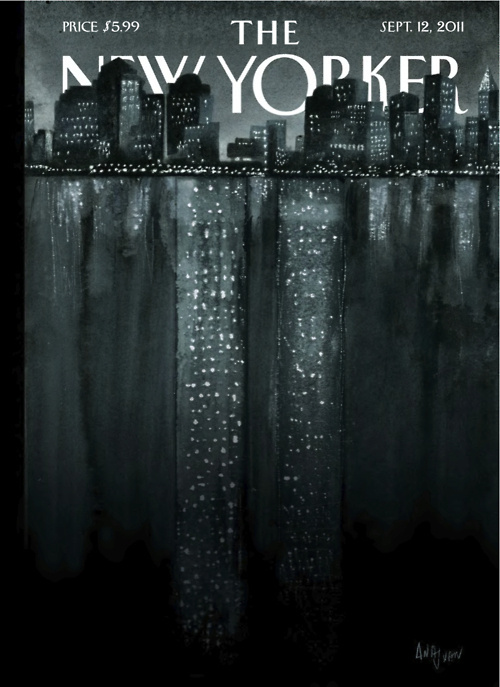 Striking cover for the New Yorker 9/12/11 #design #graphic