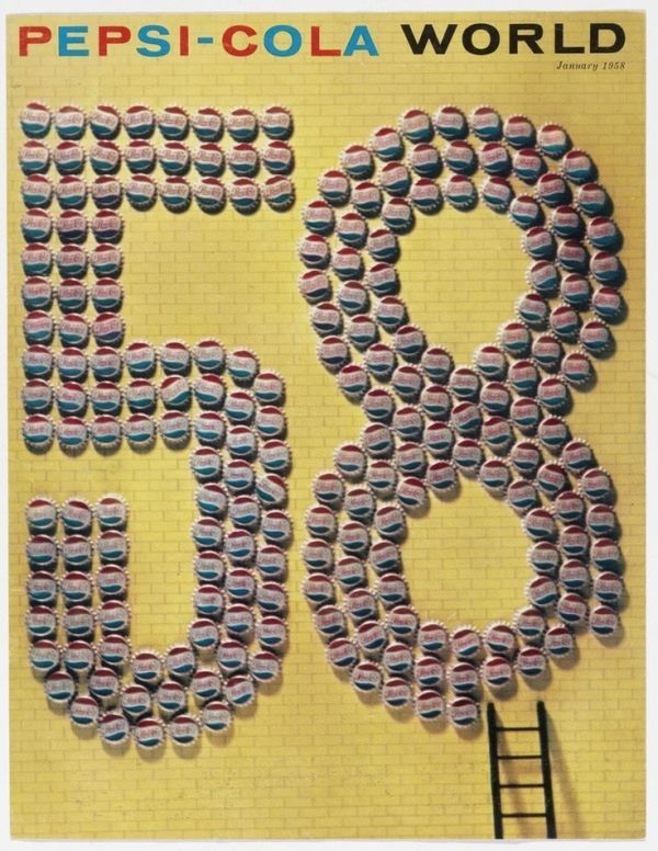 Robert Brownjohn | PICDIT #design #pepsi #vintage #art #poster