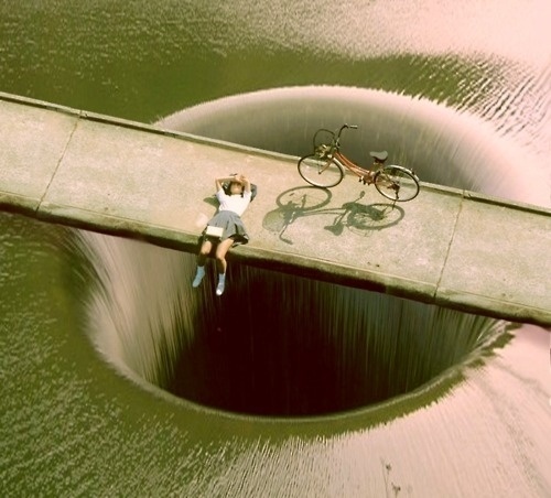Tumblr #water #bicycle #landscape #pool #architecture