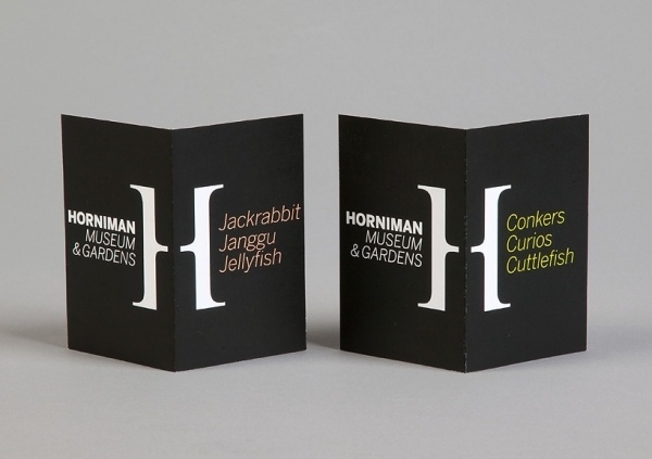 hat-trick design: horniman museum and gardens identity #print #identity